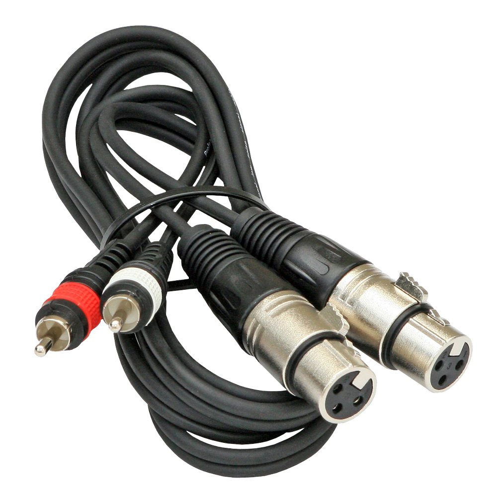 Audio Cable 2RCA-2XLRF