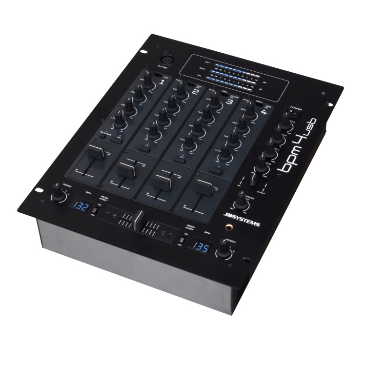 4CH DJ Mixer BPM4USB