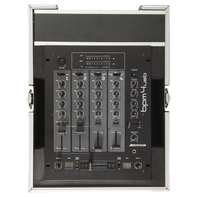 4CH DJ Mixer CaseSet  BPM4USB